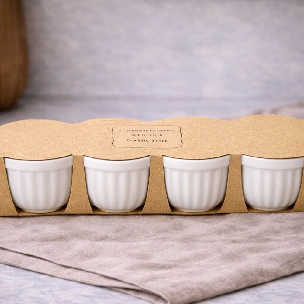 NIB Set of 4 Vintage Primagera  Souffle Dishes , Fruit Sauce Dipping Bowls - Picture 2 of 14